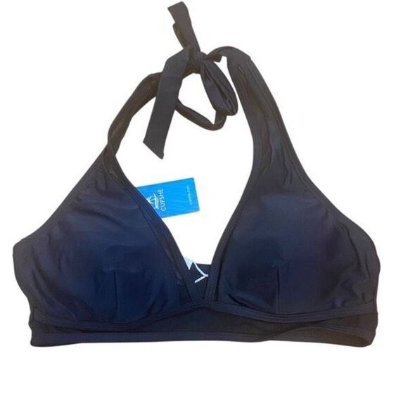 CUPSHE NWT medium black bikini stop - Picture 1 of 4